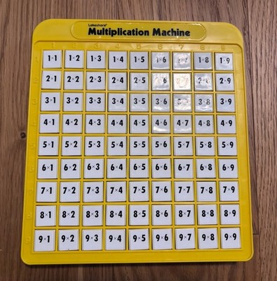 Lakeshore Multiplication Machine Math Practice Early Learning Pop Up