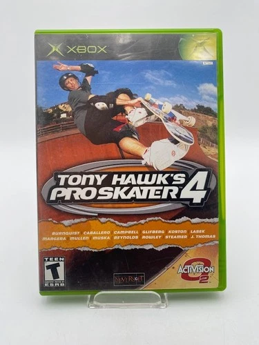 Tony Hawk's Pro Skater 4 Microsoft Xbox 2002 Video Game Orignal Case with Manual