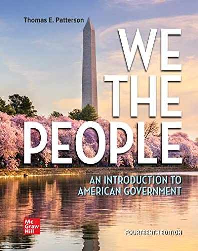 Looseleaf for We The People - Loose Leaf, by Patterson Thomas E. - Good - Afbeelding 1 van 2