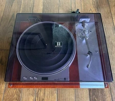 Victor JL-T77 + JL-C55 Direct Drive Turntable Record Player Working