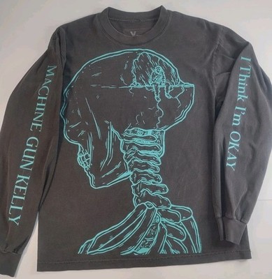 Machine Gun Kelly MGK Hotel Diablo Rock Tour Band Long Sleeve T-Shirt Size M