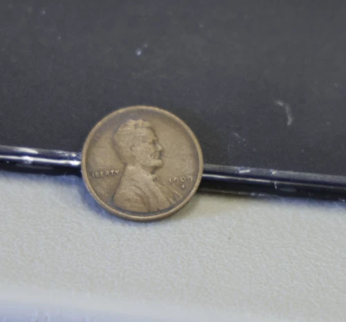 1909 S US Lincoln Cent 1c Key Date  Fine