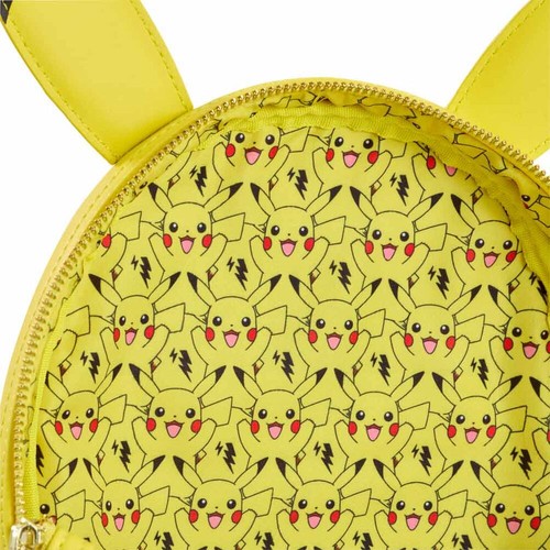 Loungefly Pokémon Retro Pikachu Mini Backpack 26 cm – Official Licensed Bag NEW - Picture 4 of 4