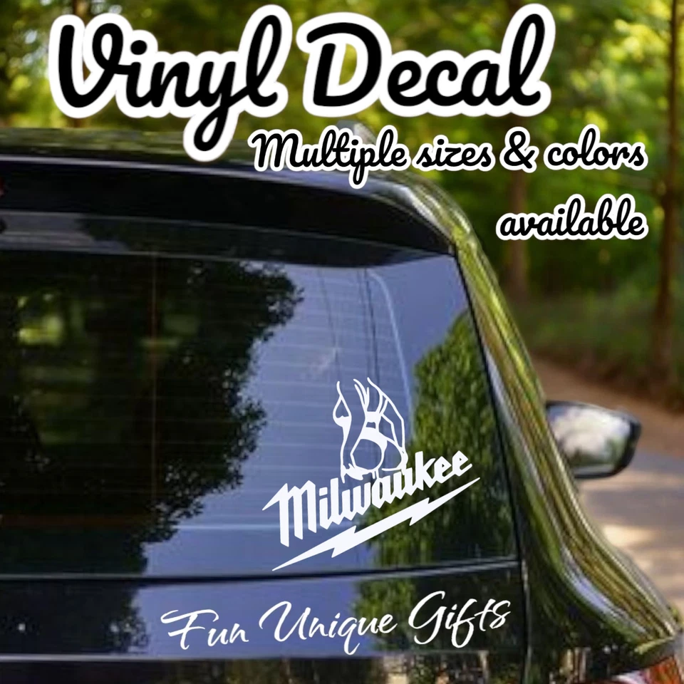 Sexy calcomanía de vinilo Milwaukee pegatina - varios colores y tamaños - ¡ENVÍO GRATUITO! Foto 3 de 4