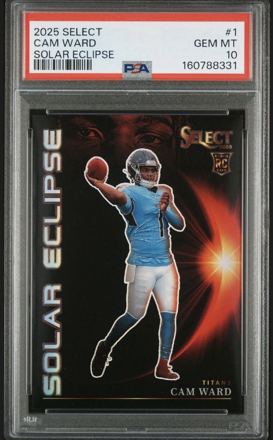 Cam Ward Panini Select Solar Eclipse #1 Base