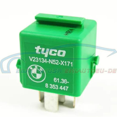 2x Genuine BMW 61368353447 - Relay Double Closer Mint Green 3 Series 5 Series 6 Series 7...