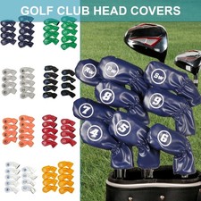 Synthetic Watertight Golfs Iron Head Cover Golfs Club Headcover Fit Most Brand