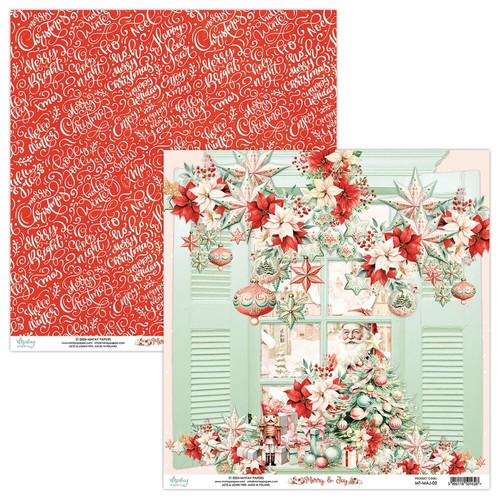 Mintay Merry & Joy 6" x""6 Papierpad doppelseitig Weihnachten Weihnachten Sammelalbum Papier - Bild 3 von 7