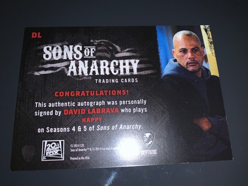Sons Of Anarchy Autogrammkarte von David Labrava als glücklich. DL. - Bild 6 von 11