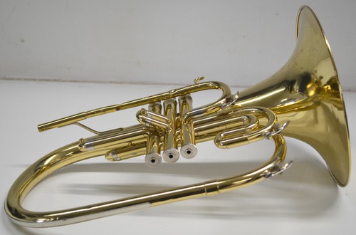 USED BLESSING M400 MARCHING FRENCH HORN WITH CASE, KEY OF F - Picture 7 of 18