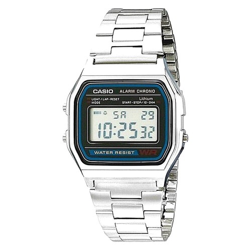 orologio casio a158w f-91w mq24 uomo digitale da donna vintage nero acciaio luce - Afbeelding 1 van 52