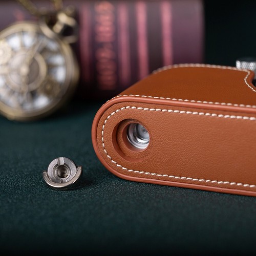For Leica IIIF Case Handmade Genuine Real Leather Half Camera Case Bag Cover - Picture 55 of 56