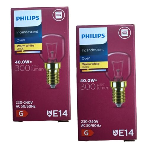 Philips Ofenlampen Herd Glühbirnen 40w 25w 15w 240v SES E14 300 Grad - Bild 22 von 24