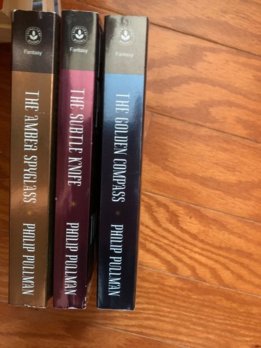 His Dark Materials Trilogy Pullman Golden Compass/Subtle Knife/Amber PB lot - Picture 3 of 5