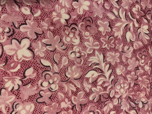 Vtg Floral Cotton Fabric By Northcott Silk, Inc Plum Mulberry White Black BTHY - Picture 6 of 19