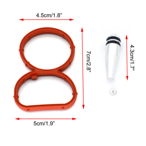 ADECUADO PARA BMW 2.0d N47JUEGO DE TAPONES DE PERSIANA + JUNTAS PUENTE DE ASPIRACIÓN - Imagen 4 de 9