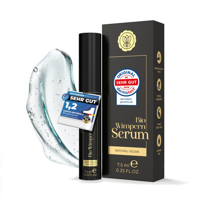 BIO Wimpernserum Wimpernserum Wachstum TESTSIEGER HORMONFREI MultiPeptidKomplex 