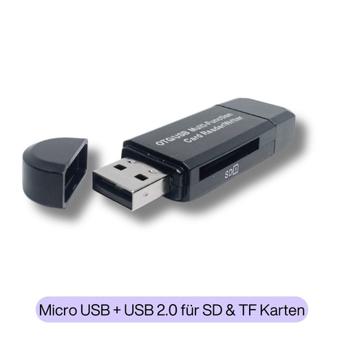 Micro USB OTG Kartenleser USB 2.0 SD TF Adapter für Android Handy Tablet - Bild 6 von 13