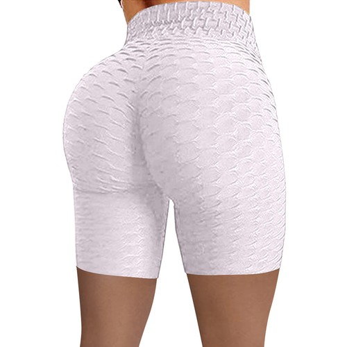 Women Leggings Shorts Stretch Pants High Waist Booty Push Up Butt Lift Gym Yoga - Picture 13 of 35
