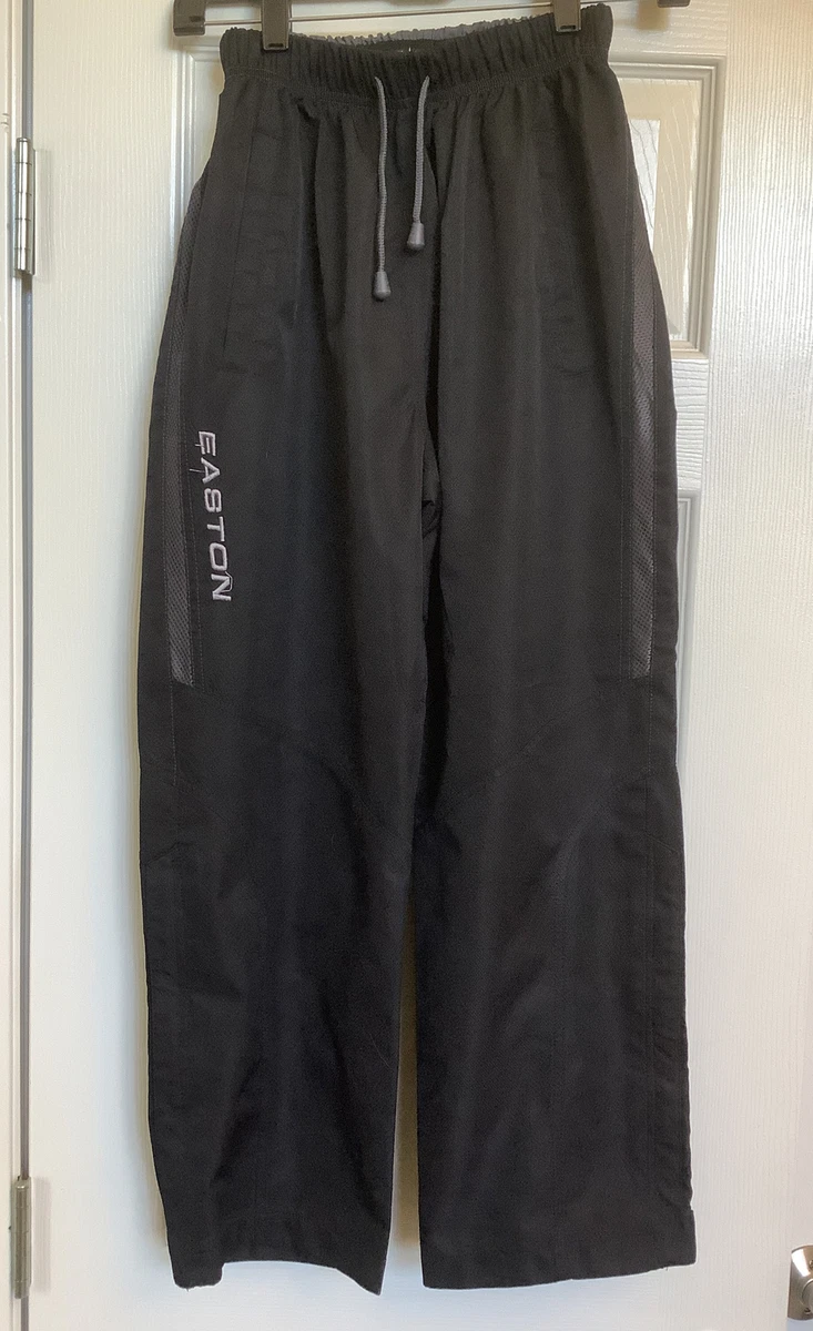 Easton In Motion Mesh Lined Warm Up Pants Black And Gray Youth