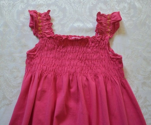 Gymboree PRETTY LADY Dress Knit Ladybug Pink Smocked or CottonPlaid NWT 6 7 8 9 - Picture 4 of 6