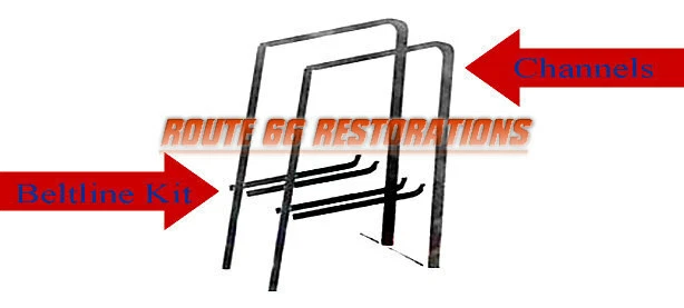 Dodge Truck 1978 1979 kit de resistencia a la intemperie de 10 piezas sellos de puerta líneas de cinturón canales Foto 3 de 3