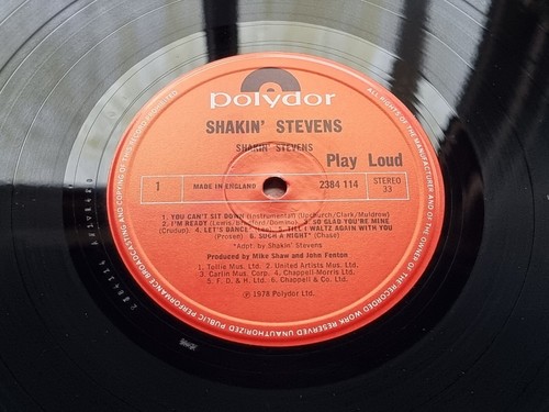 Shakin' Stevens selbstbetitelt neuwertig UK Vinyl LP - Bild 3 von 4