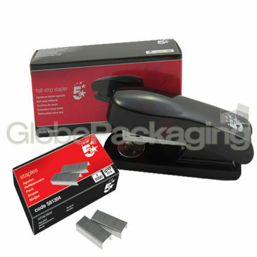 STRONG HALF STRIP METAL OFFICE STAPLER + 5000 STAPLES - Picture 5 of 5