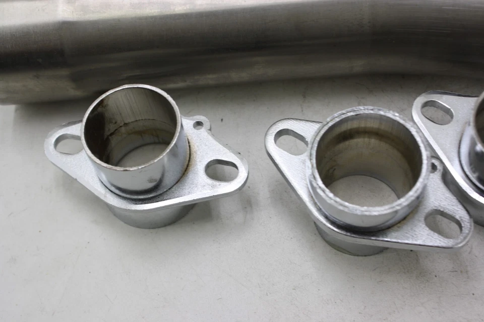 NOS 97-00 SUZUKI GSXR600 ACERO INOXIDABLE CABEZALES DE ESCAPE COLECTOR TUBO TRASERO Foto 2 de 4