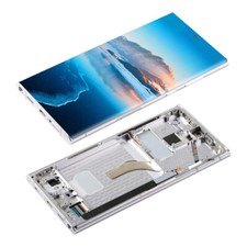 Small OLED For Samsung Galaxy S22 Ultra S908U LCD Touch Screen Replacement White
