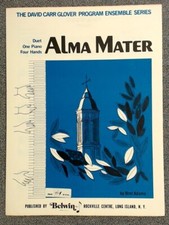 Alma Mater David Carr Glover Ensemble. 1 Piano 4 Hands 1969