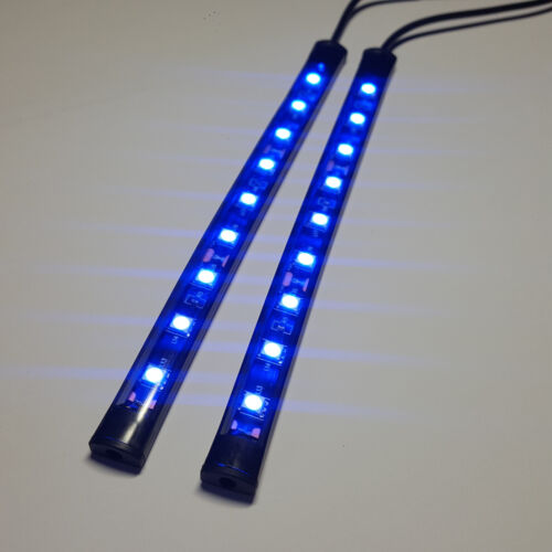 2x 17cm 18 LED 12v Cigarette Socket Car Strip Light Interior Footwell Lighting - Picture 19 of 28