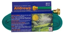 Sprinkler and Soaker Hose Andrews 10-12348 50ft 2 Tube