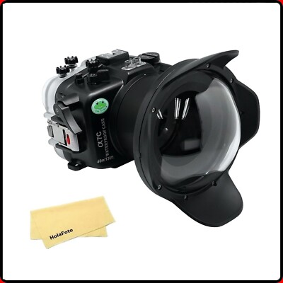 Seafrogs 40M Unterwasser-Tauchgehäuse für Sony A7C Alpha 7C + Wa005F Dome Port
