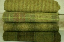 HAND DYED RUG HOOKING WOOL Mill-Dyed ~ "FERN GROTTO-III" (4-pc. collection)