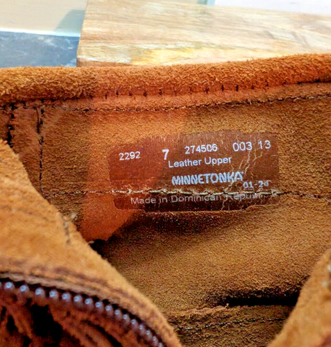 Minnetonka Double Fringe Boot Toddler Kids Size 7 - Picture 6 of 6