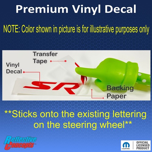 Durango SRT - Steering Wheel SRT Overlay Decal - Picture 52 of 95