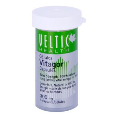 VELTIC HEALTH Vitagor Capsules Extra Strength for Men 5Capsules(植物伟哥 5粒入 男士专用)