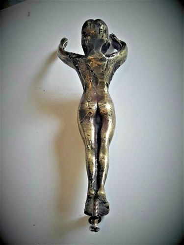 Goddess woman hood ornament vintage. Car mascot. Emblem. Radiator ornaments - 第 10/12 張圖片