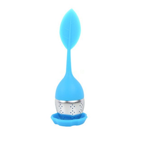 2 Pcs Herbal Spice Filter Strainer Tea Loose Leaf Diffuser Silicone Infuser New - Picture 2 of 15
