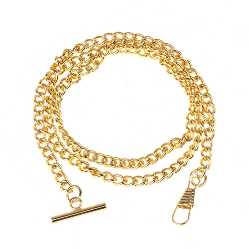 Freebily Pocket Watch Chains Vintage Chrome Plated Albert T-Bar Vest AU - Picture 9 of 26