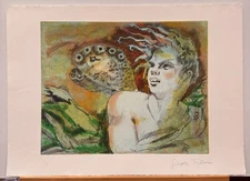 Giosetta Fioroni - "Cavaliere" - acquaforte e puntasecca 3/99 - 1989