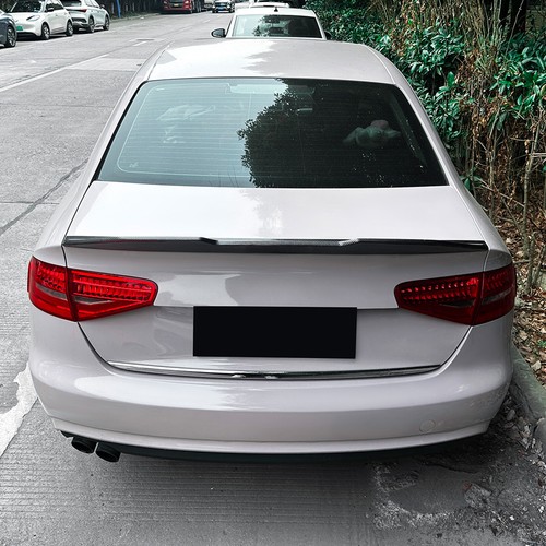 For Audi A4 S4 B8 2009-2016 2009 Rear Trunk Spoiler Splitter Wing Kit PSM Style - Foto 10 di 11