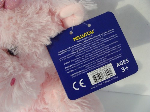 NWT Kellytoy Adorable Very Soft Cute Stuffed Animal Pink Unicorn w Shiny Horn - Picture 5 of 9