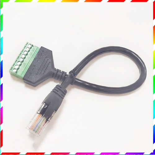 RJ45 Solderless fixed wiring terminal Network router extension cable 8-core - Picture 4 of 18