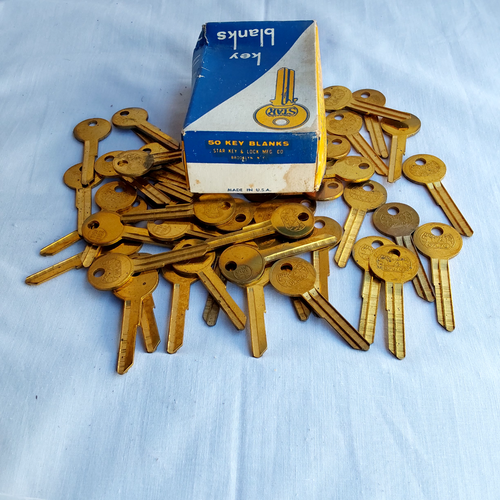 Star Brand Key blanks Chrysler Master Ignition, Trunk 1966-1970 OPL70 set of 48 - Picture 5 of 8