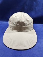 1879 Logo Long Bill Hat Brown Made In USA Size Mens Medium