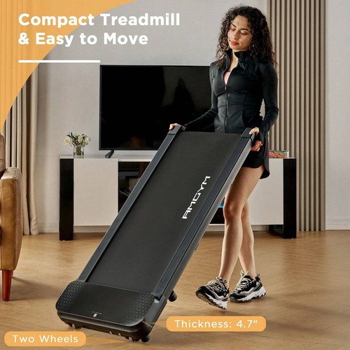 Walking Pad Treadmill, Under Desk, 2.5HP, LED Display, Remote, for Home & Office - Picture 46 of 48