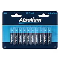 AA Batterien LR6 Alkaline Mignon 10Er Pack MarkenqualitäT 1,5V Alpalium Batterie