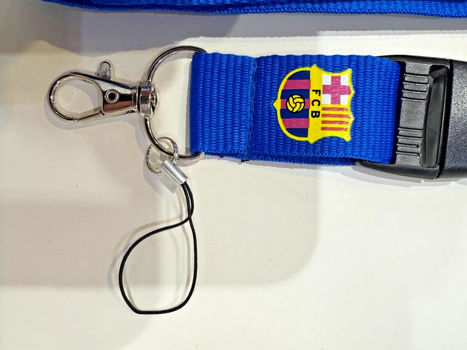 BARCELONA FC Lanyard Detachable with Clip - ID / Badge Holder ~ Keychain NEW - Image 3 of 4